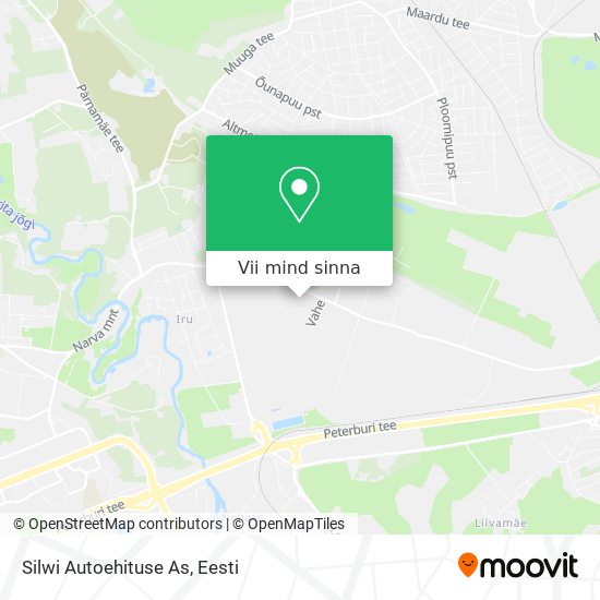 Silwi Autoehituse As kaart