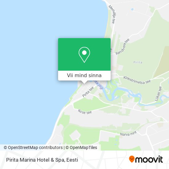 Pirita Marina Hotel & Spa kaart