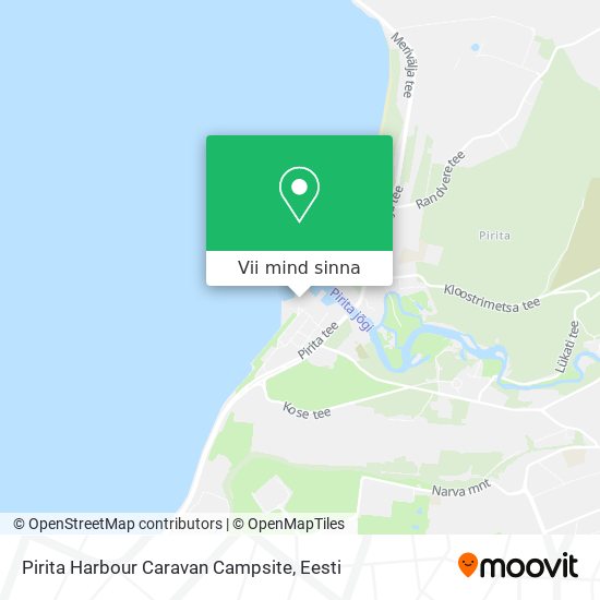 Pirita Harbour Caravan Campsite kaart