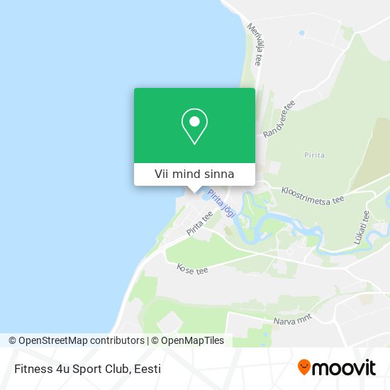 Fitness 4u Sport Club kaart
