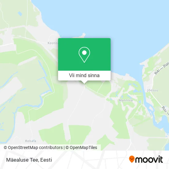 Mäealuse Tee kaart