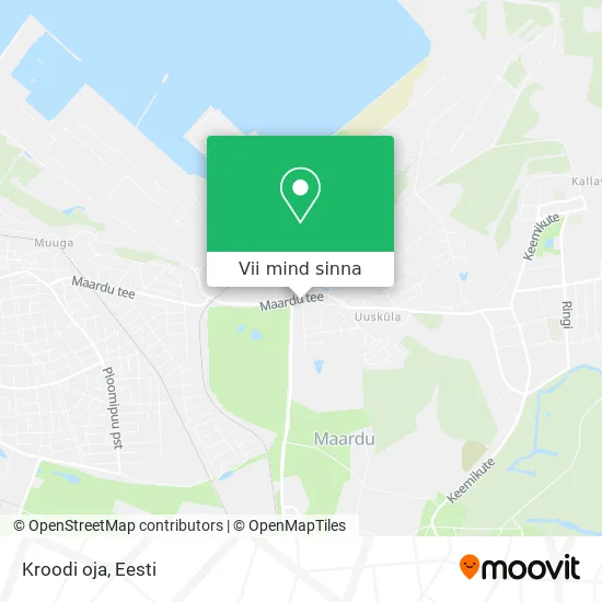 Kroodi oja kaart