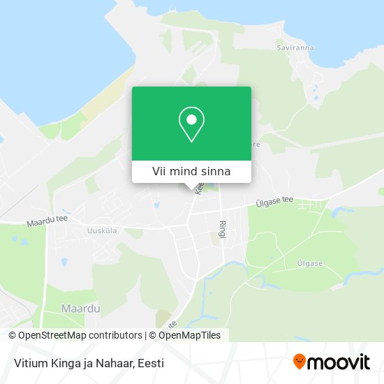 Vitium Kinga ja Nahaar kaart