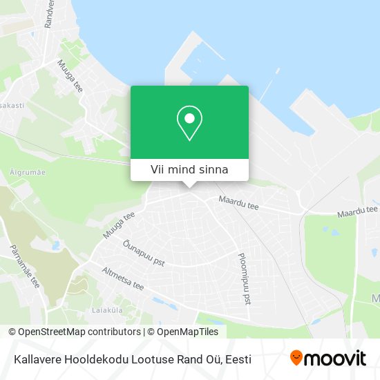 Kallavere Hooldekodu Lootuse Rand Oü kaart