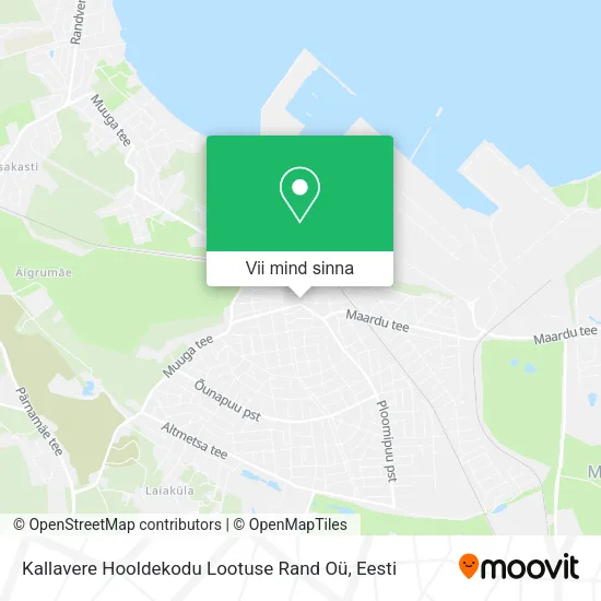 Kallavere Hooldekodu Lootuse Rand Oü kaart