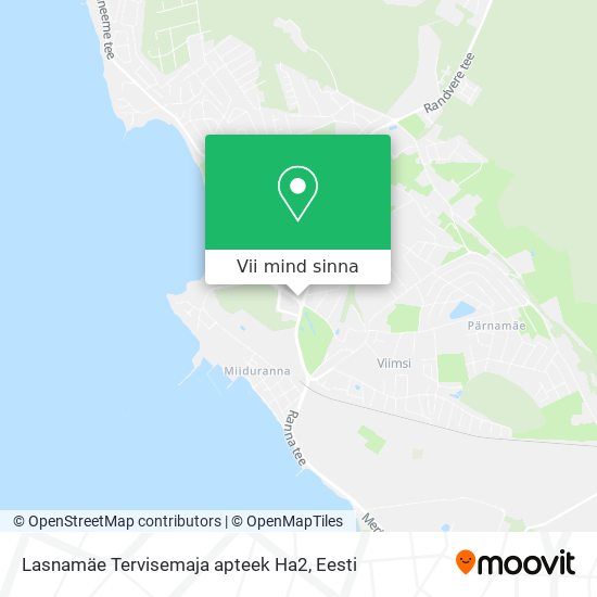 Lasnamäe Tervisemaja apteek Ha2 kaart