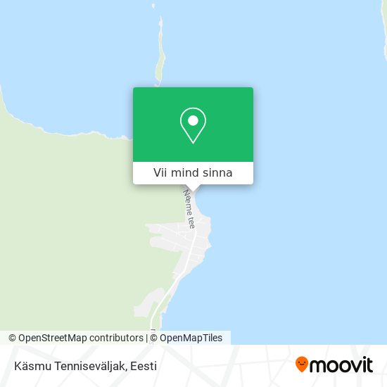 Käsmu Tenniseväljak kaart