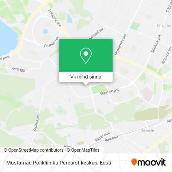 Mustamäe Polikliiniku Perearstikeskus kaart