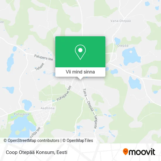 Coop Otepää Konsum kaart