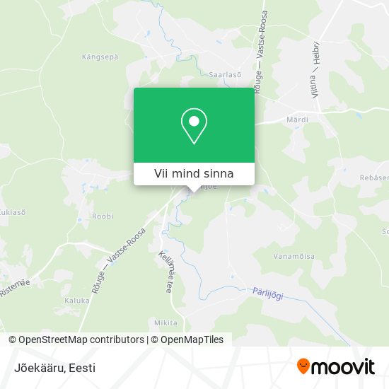 Jõekääru kaart