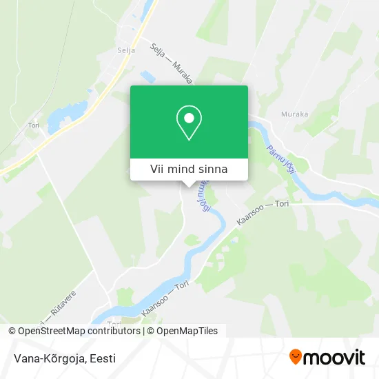 Vana-Kõrgoja kaart