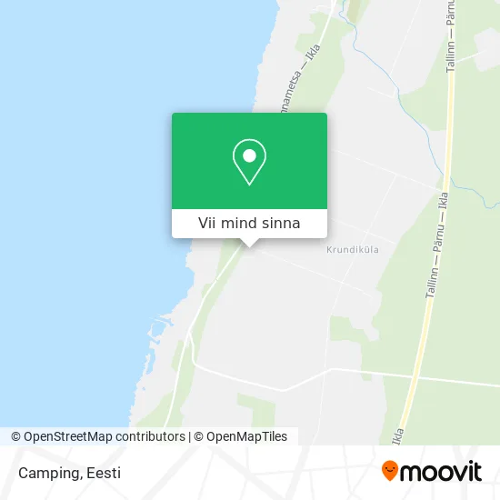 Camping kaart