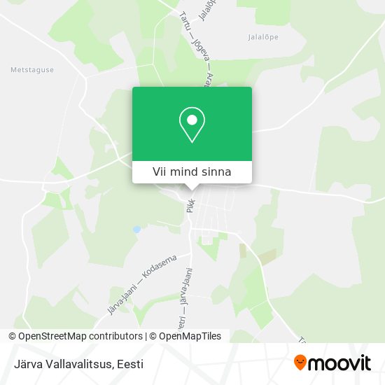 Järva Vallavalitsus kaart