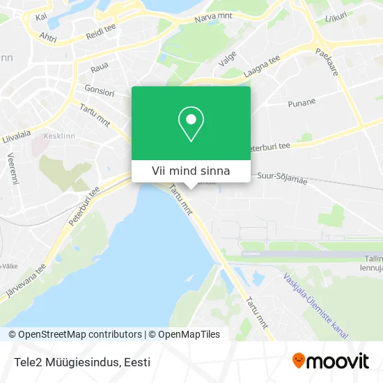 Tele2 Müügiesindus kaart