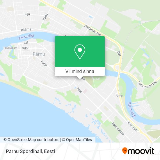 Pärnu Spordihall kaart