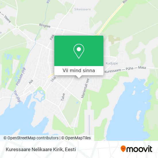 Kuressaare Nelikaare Kirik kaart