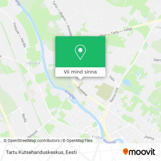 Tartu Kutsehariduskeskus kaart