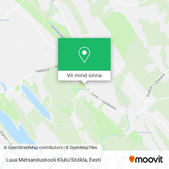 Luua Metsanduskooli Klubi / Söökla kaart