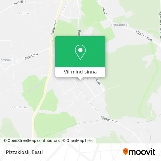 Pizzakiosk kaart