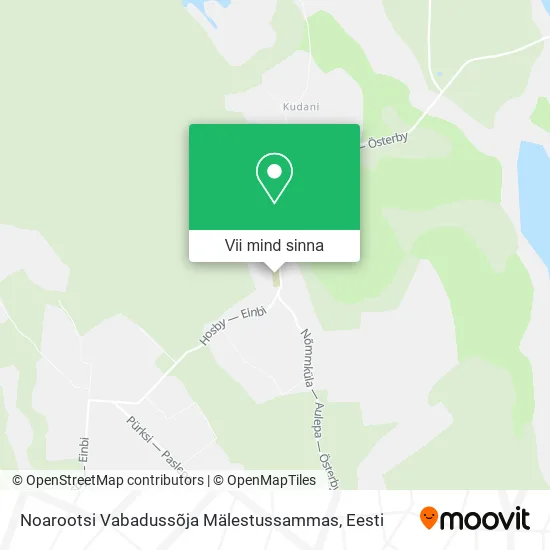 Noarootsi Vabadussõja Mälestussammas kaart