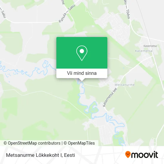 Metsanurme Lõkkekoht I kaart