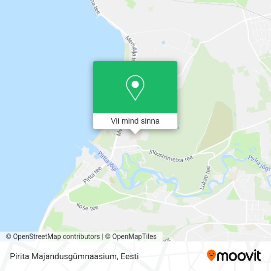 Pirita Majandusgümnaasium kaart