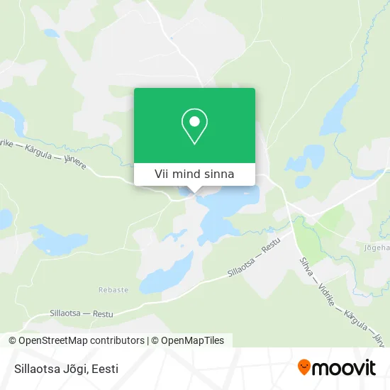 Sillaotsa Jõgi kaart