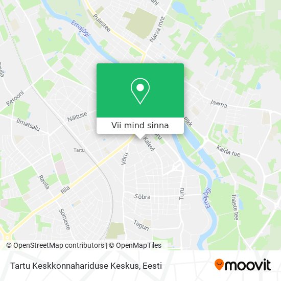 Tartu Keskkonnahariduse Keskus kaart