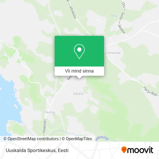 Uuskalda Sportikeskus kaart