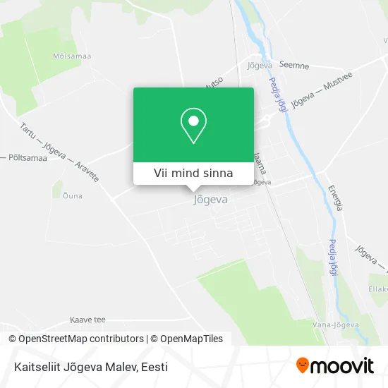 Kaitseliit Jõgeva Malev kaart