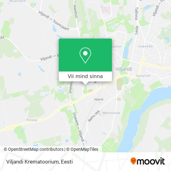 Viljandi Krematoorium kaart