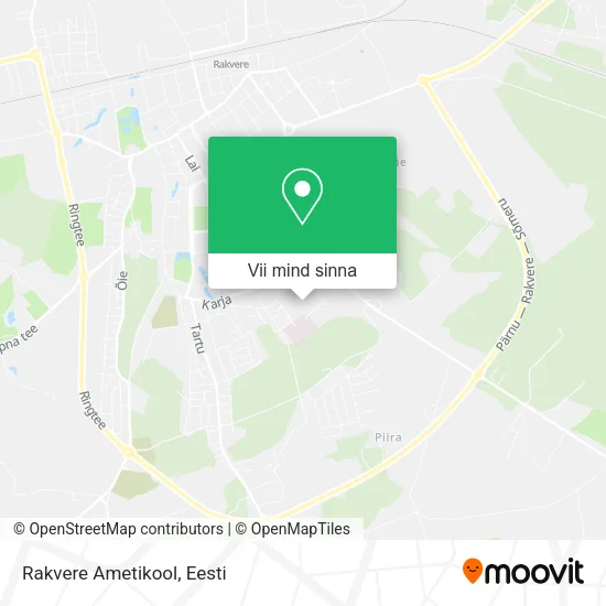 Rakvere Ametikool kaart
