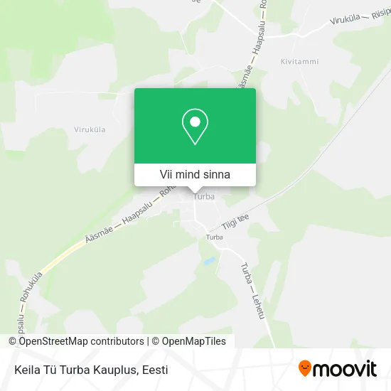 Keila Tü Turba Kauplus kaart
