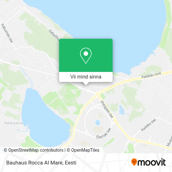 Bauhaus Rocca Al Mare kaart