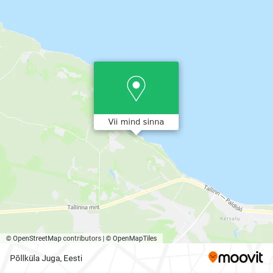 Põllküla Juga kaart
