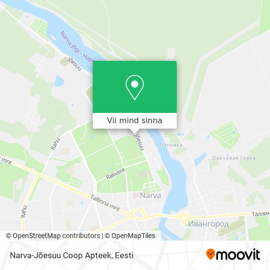 Narva-Jõesuu Coop Apteek kaart
