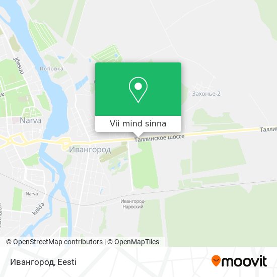 Ивангород kaart