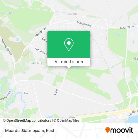 Maardu Jäätmejaam kaart