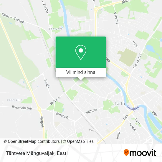 Tähtvere Mänguväljak kaart