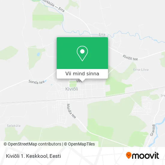 Kiviõli 1. Keskkool kaart