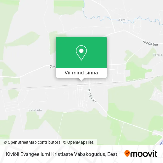 Kiviõli Evangeeliumi Kristlaste Vabakogudus kaart