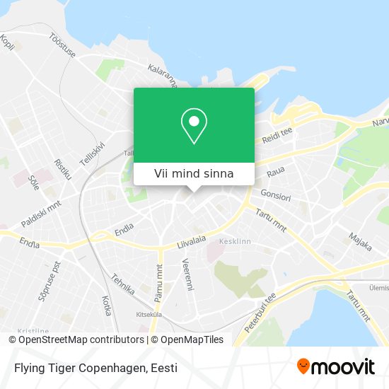Flying Tiger Copenhagen kaart