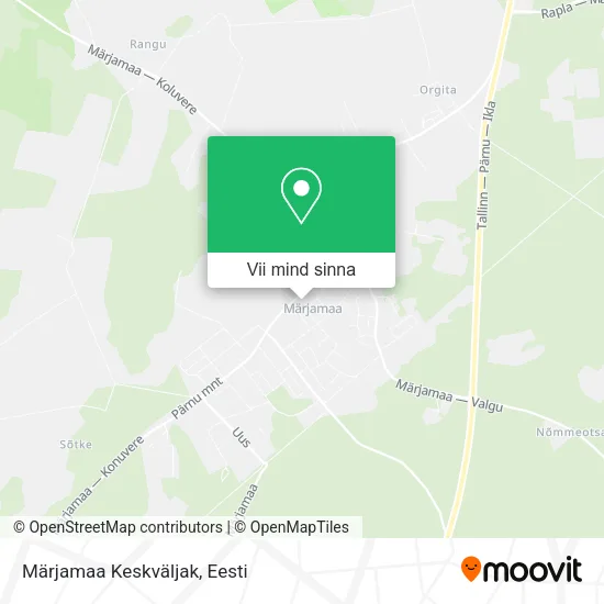 Märjamaa Keskväljak kaart