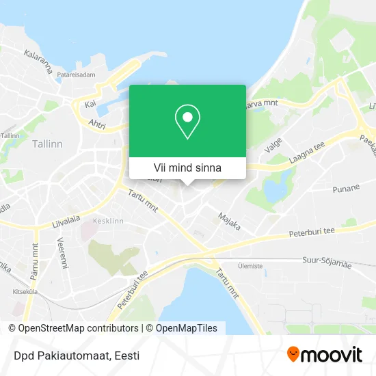 Dpd Pakiautomaat kaart