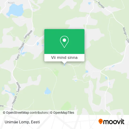 Unimäe Lomp kaart
