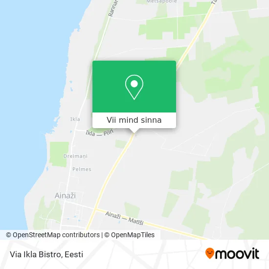 Via Ikla Bistro kaart