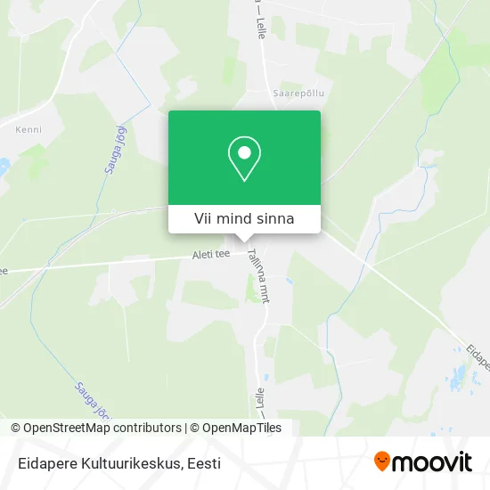 Eidapere Kultuurikeskus kaart