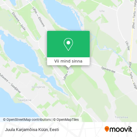 Juula Karjamõisa Küün kaart