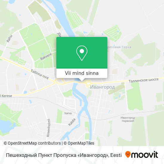 Пешеходный Пункт Пропуска «Ивангород» kaart