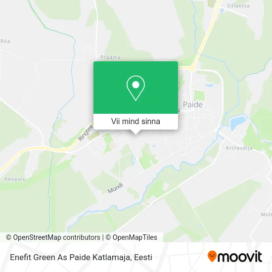 Enefit Green As Paide Katlamaja kaart